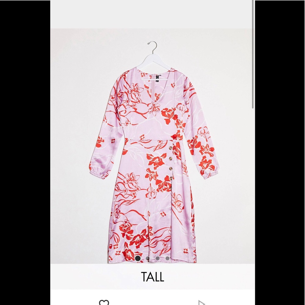 Tall Button Front MidiDress